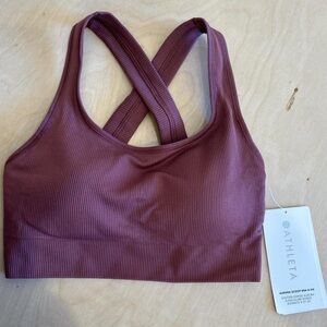 Mauve Athleta Sports Bra